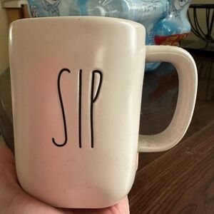 Rae Dunn White Ceramic Mug